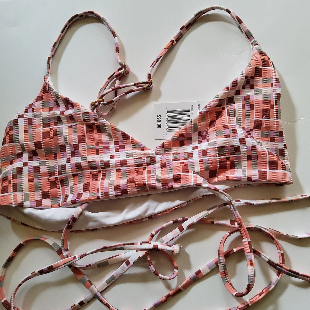L*SPACE Kristen Bikini Swimsuit Top Size M New - Picture 9 of 14